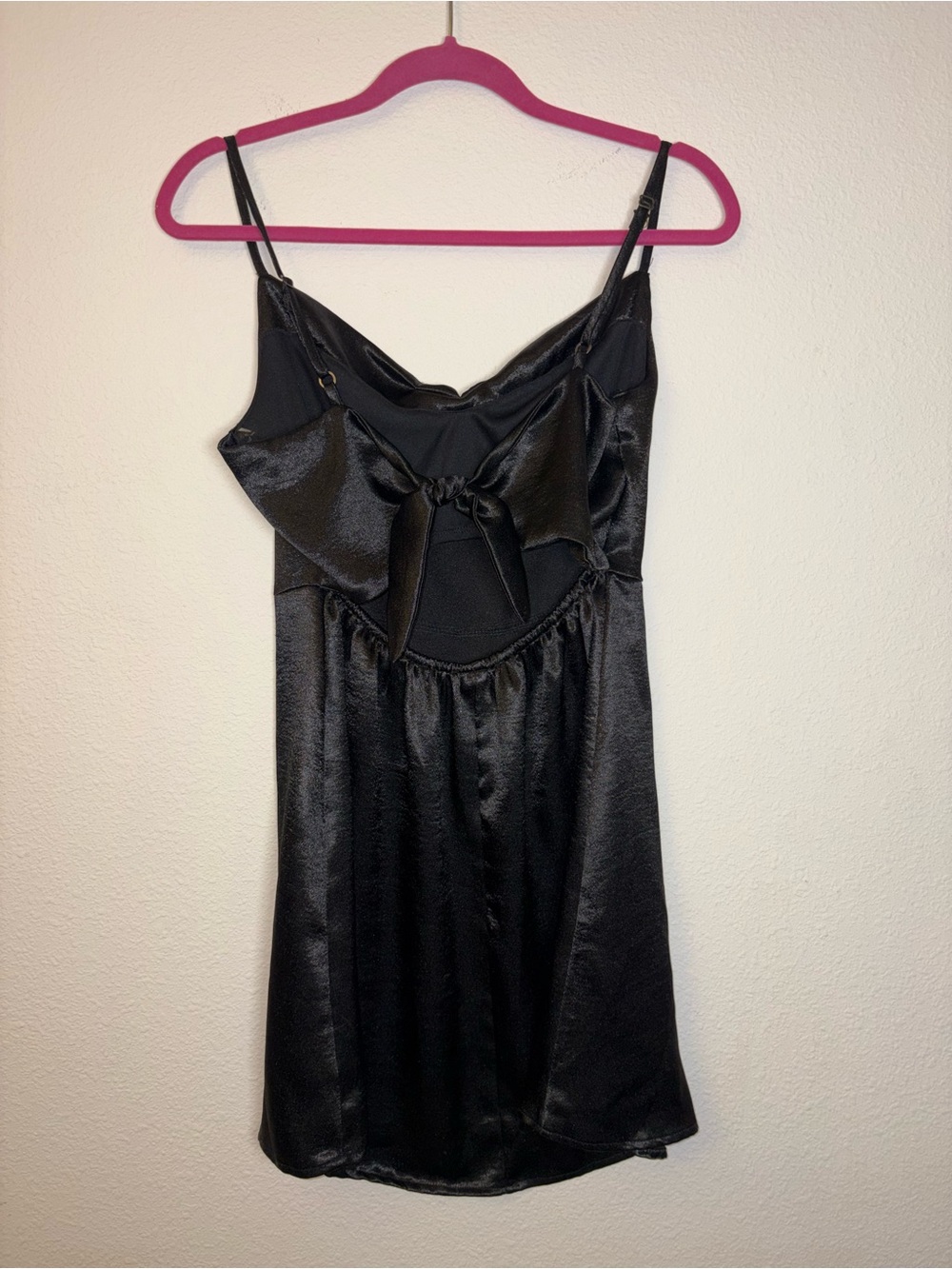 wild fable Black Satin Slip Dress - Picture 5 of 6